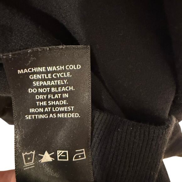 Buffalo Black Pullover Hoodie S Soft Minimalist Loungewear Cozy Athleisure Basic - Picture 5 of 5